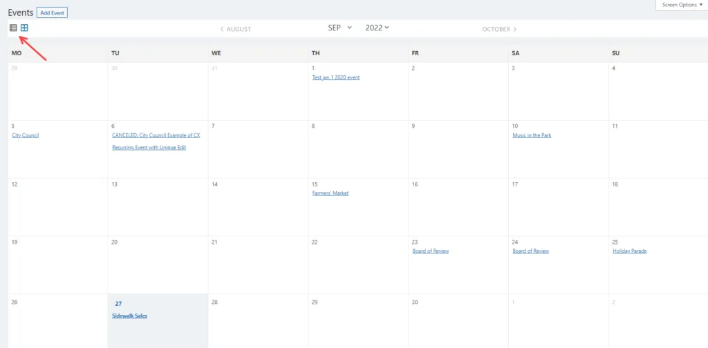 Calendar Monthly Grid Calendar Monthly Grid
